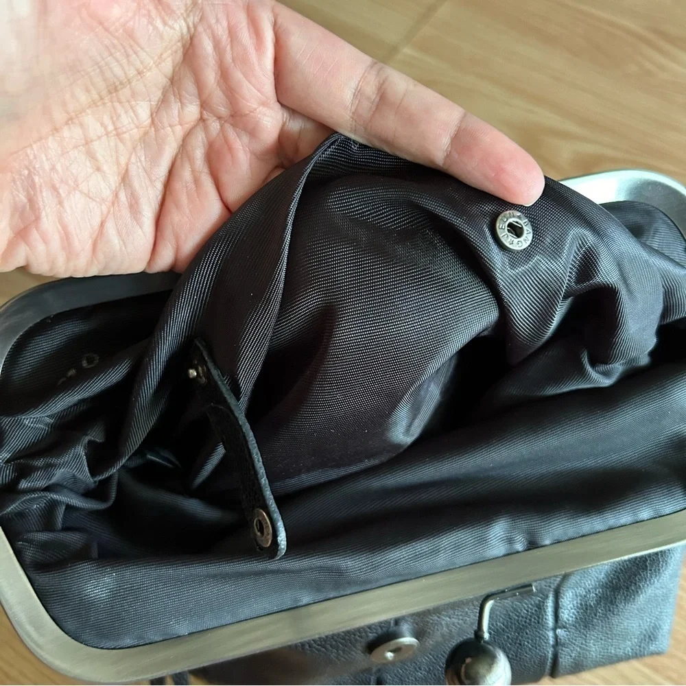 Jessica Simpson Black Faux Leather Bag